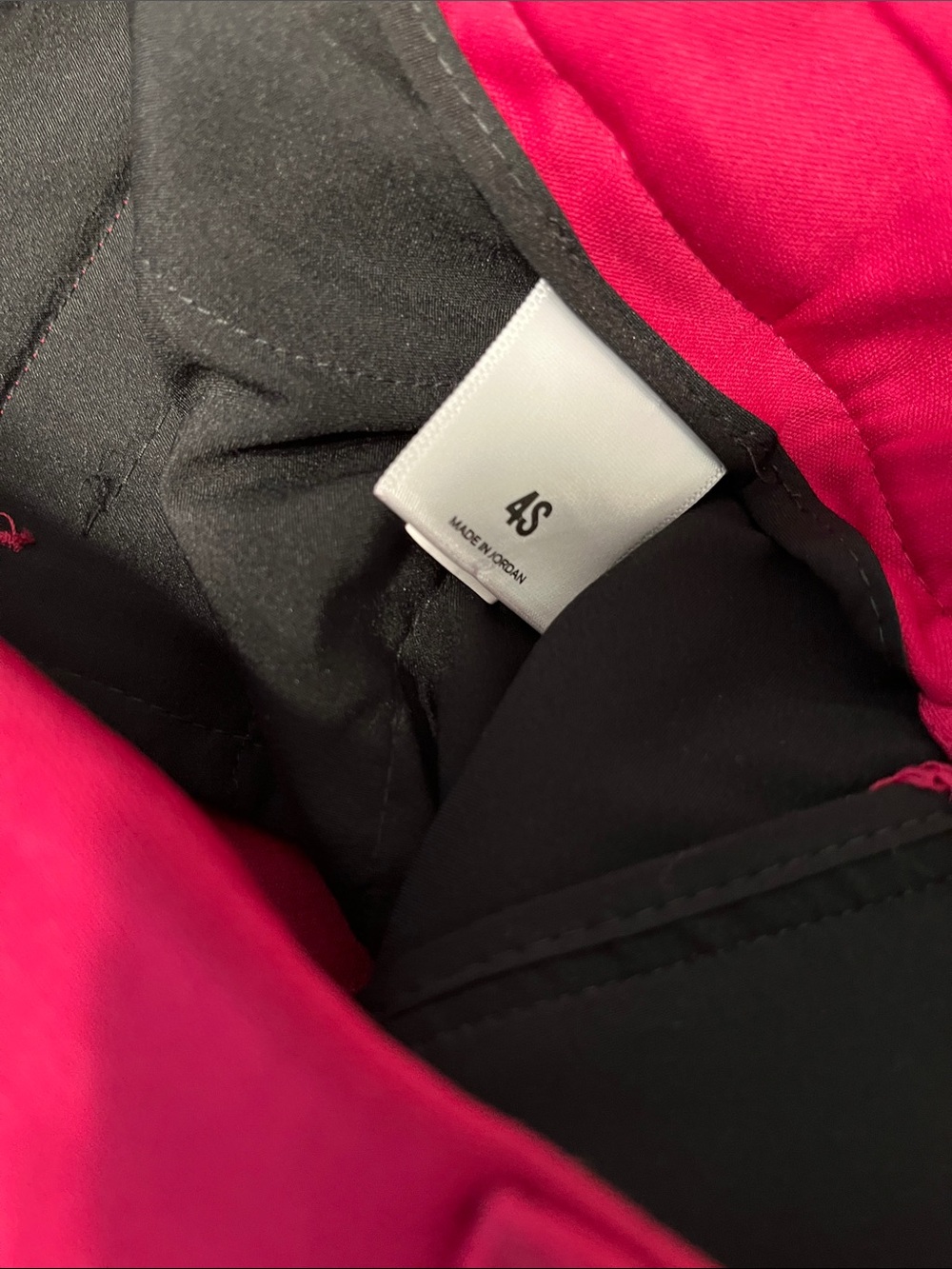Women's Express Magenta Stretch Front-Slit Pants - Picture 6 of 6